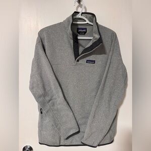 Patagonia Light Gray Fleece Pullover